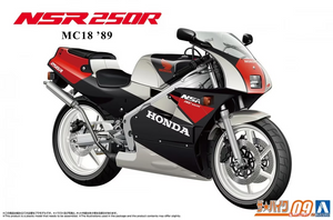 Aoshima 06822 Honda MC18 NSR250R &amp;#39;89 1/12