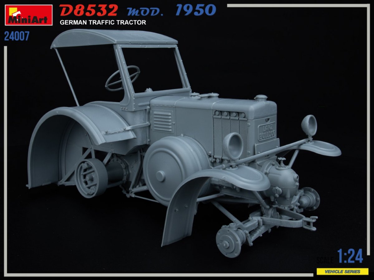 MiniArt 24007 GERMAN TRAFFIC TRACTOR D8532 MOD.1950 1/24 – image 7
