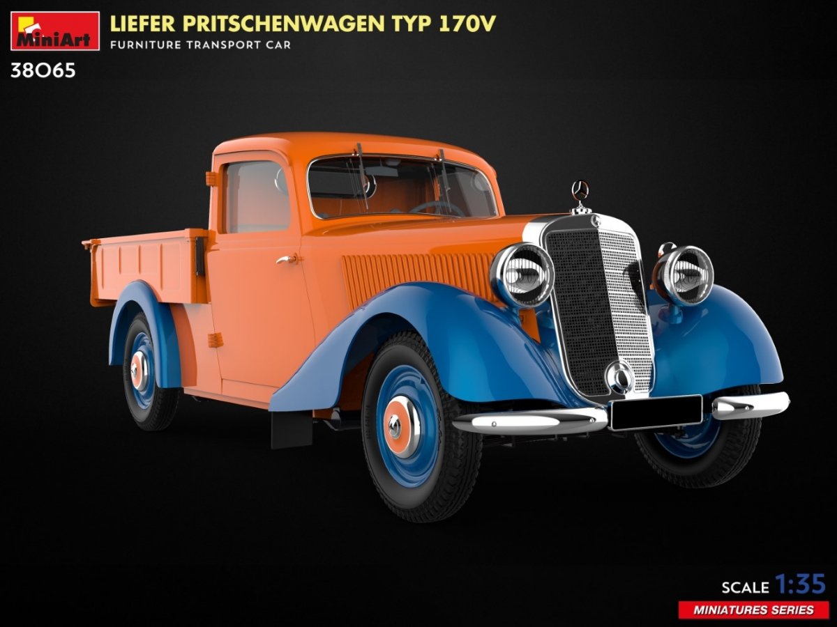 MiniArt 38065 LIEFER PRITSCHENWAGEN TYP 170V. VOITURE DE TRANSPORT DE MEUBLES 1/35 – image 7