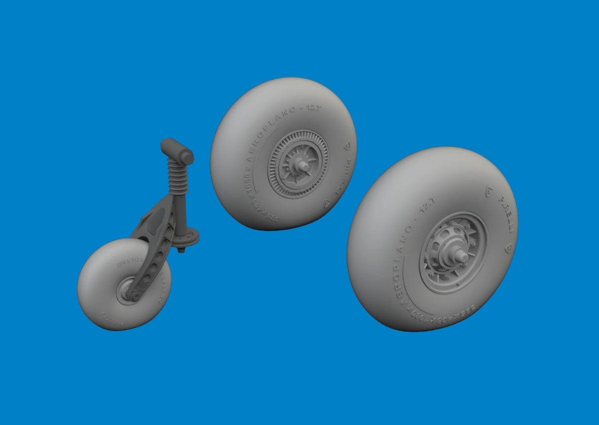 Eduard 6481042 SM.79 wheels FLASHBACK 1/48 – immagine 3
