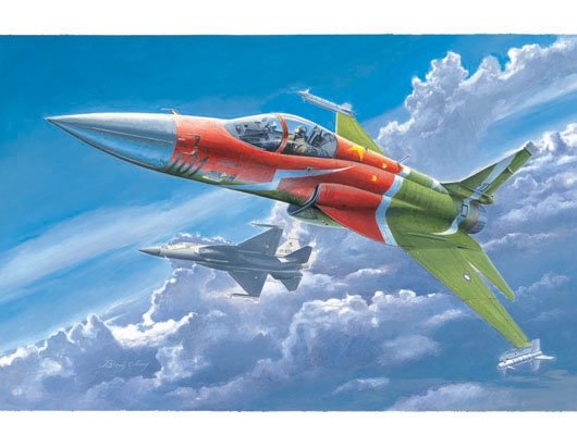 Trumpeter 02815 FC-1 Fierce Dragon (JF-17 Thunder pakistanais) de l'Armée de l'air chinoise (PLAAF) au 1/48