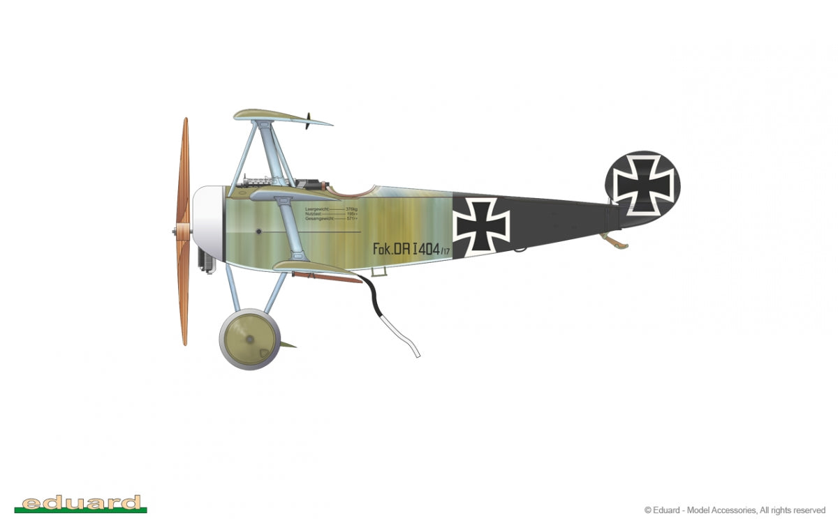Eduard 7039 Fokker Dr. I 1/72 – zdjęcie 7