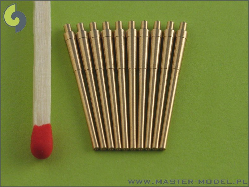 Master SM-700-011 British 14in (356mm) Mark VII barrels (10pcs) - King George V class – Bild 3