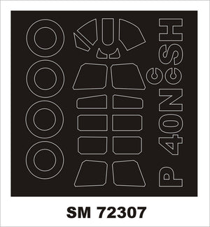 Montex SM72307 P-40N SPECIAL HOBBY 1/72