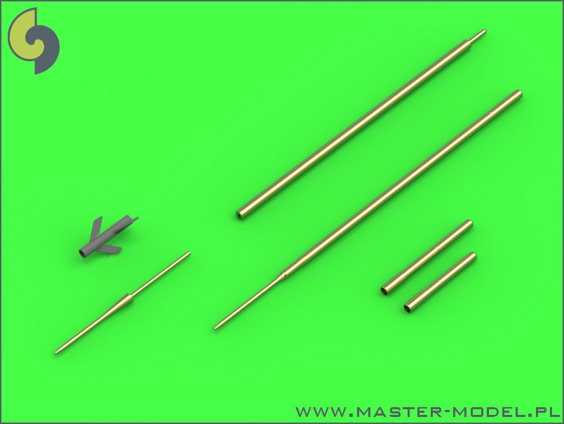 Master AM-48-119 Su-7 (Fitter-A) - Pilot Tubes and 30mm gun barrels 1/48 – Bild 5