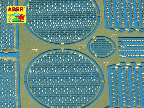 Aber 35G04 Grilles for german self-propelled gun Jagdpanther 1/35 – Bild 3