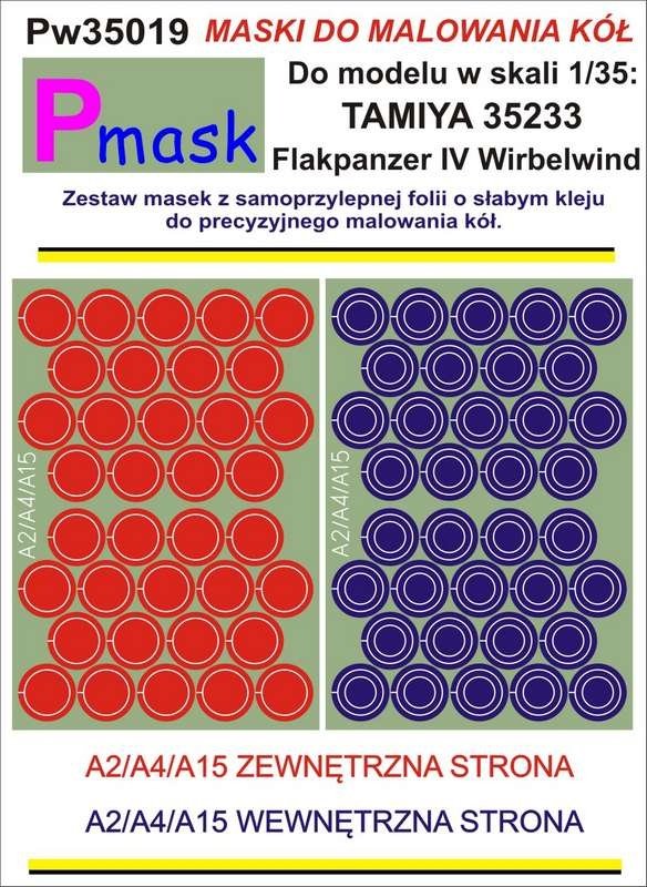 P-Mask PW35019 FLAKPANZER IV WIRBELWIND TAMIYA 35233 1/35