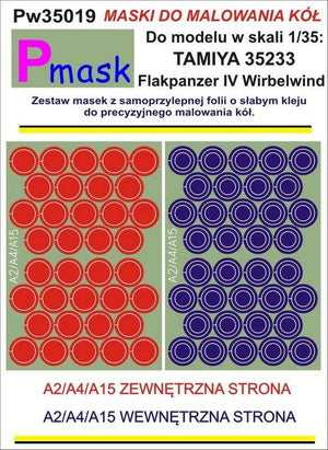 P-Mask PW35019 FLAKPANZER IV WIRBELWIND TAMIYA 35233 1/35