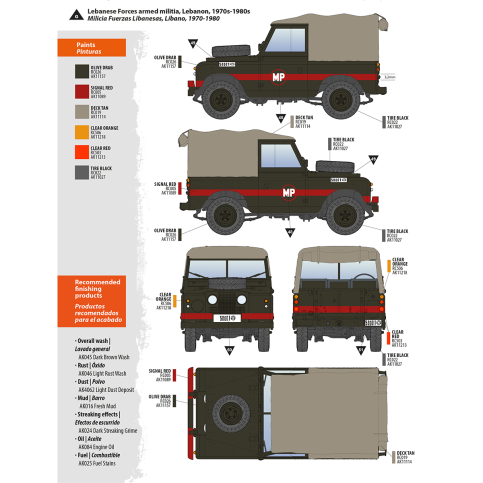 AK Interactive AK35012 LAND ROVER 88 SERIES IIA ROVER 8 1/35 – zdjęcie 20