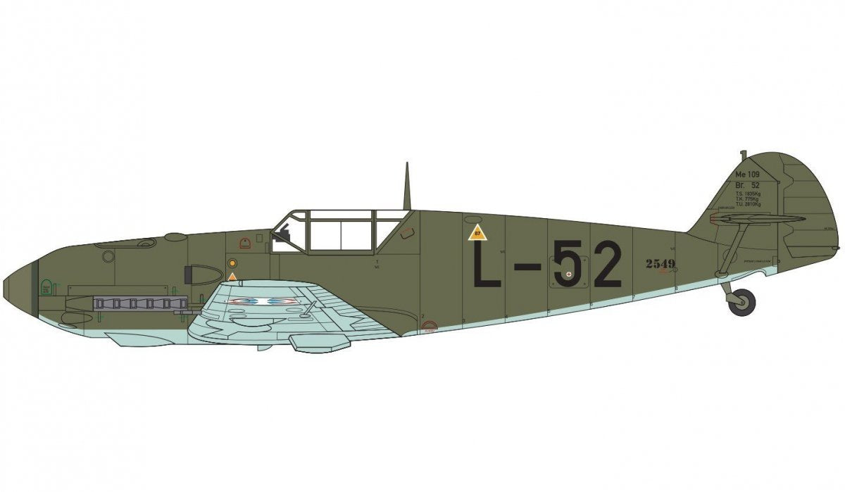 Airfix 05120B Messerschmitt Bf109E-3/E-4 05120B 1/48 – image 2