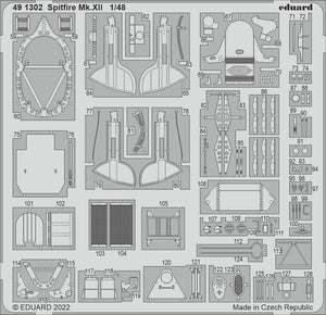 Eduard BIG49353 Spitfire Mk. XII AIRFIX 1/48 – immagine 3