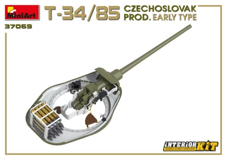 Miniart 37069 T-34/85 Czechoslovak Prod. Early Type 1/35 – image 13