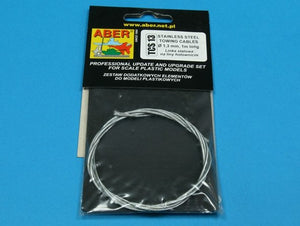 Câbles de remorquage en acier inoxydable Aber TCS13, 1,3 mm, 1 m de long – image 4