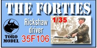 ToRo Model 35F106 Lata Czterdzieste - Rikszarz /The Forties - Rickshaw driver 1/35 – immagine 2