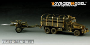 Voyager Model PE35449 WWII US 3inch M5 ATG/w M1 or 105mm Howitzer M2A1Carriage 2in1 For AFV CLUB 35S64 and 35160 1/35 – imagen 12