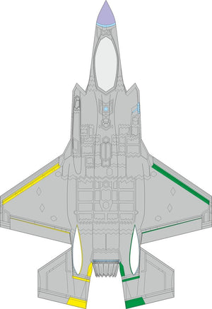 Eduard CX655 F-35A RAM panels late Tamiya 1/72 – zdjęcie 2