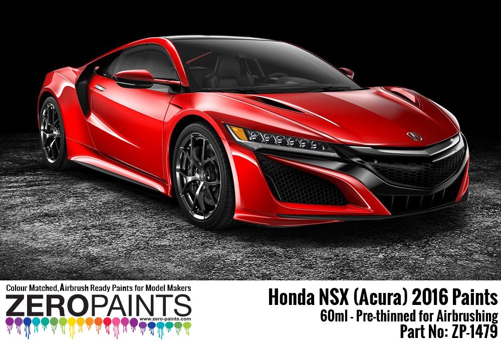 Zero Paints ZP-1479BLACK Honda NSX (Acura) 2016 Berlin Black 60ml