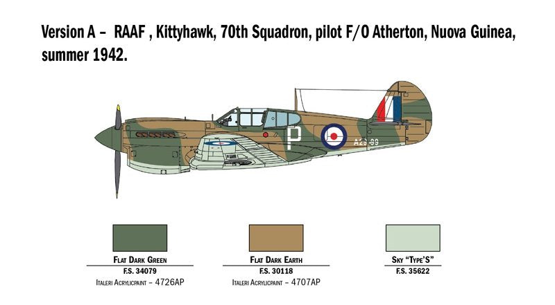 Italeri 2795 P-40 E/K KITTYHAWK 1/48 – immagine 11