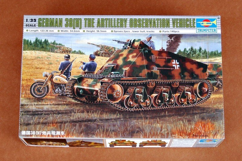 Trumpeter 00355 German 38(H) the artillery observation vehicle 1/35 – immagine 2
