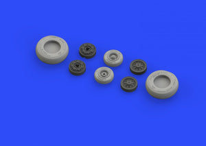 Eduard 648304 F-14A wheels early TAMIYA 1/48 – immagine 4