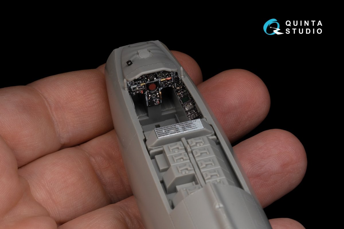 Quinta Studio QD48224 F-104S/ASA-M 3D-Printed &amp;amp; coloured Interior on decal paper (Kinetic) 1/48 – immagine 11