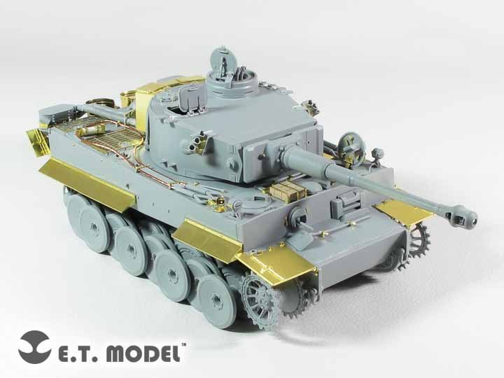 E.T. Model EA35-109 WWII German TIGER I Fender &amp;amp; Side Skirts (Early Production) For DRAGON Smart Kit 1/35 – immagine 3