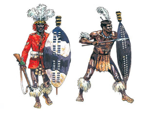 Italeri 6051 Zulu Warriors (Zulu War) 1/72 – zdjęcie 3