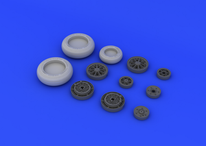 Eduard 632046 F-104 undercarriage wheels late 1/32 (ITALERI) – Bild 4
