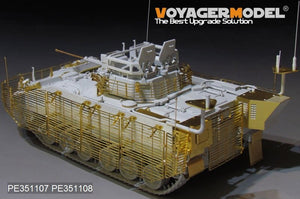 Voyager Model PE351108 Modern British FV510 Worrior TES(H) AIFV Slat Armour 2011 VER Upgrade Set（For MENG SS-017） 1/35 – immagine 2