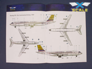 X-Scale 144008 B707-124 Long Range Narrow Body Airliner Continental 1/144 – image 3