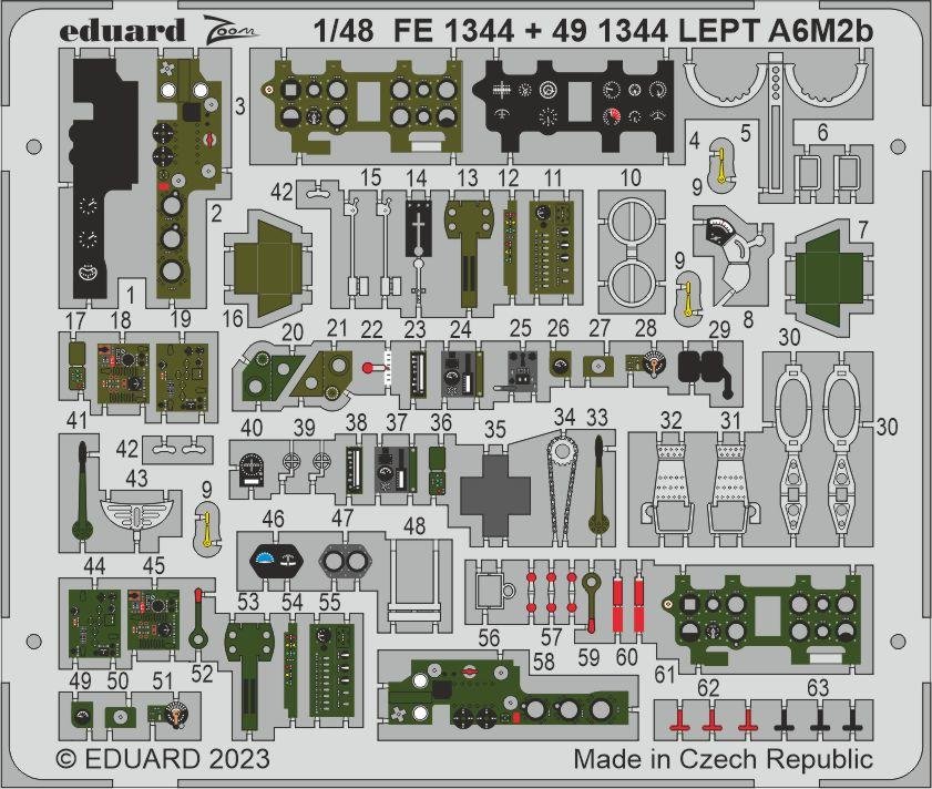 Eduard BIG49371 A6M2b ACADEMY 1/48 – Bild 6