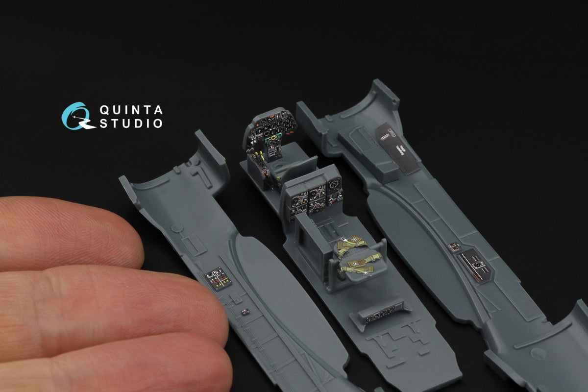 Quinta Studio QD72188 Bf 110G2/4 3D-Printed &amp;amp; coloured Interior on decal paper (Eduard) 1/72 – imagen 7