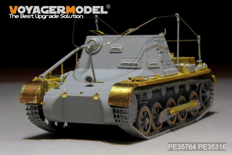 Voyager Model PE35764 WWII German Pz.Bef.Wg.I Command tank (Sd.Kfz. 265) basic For DRAGON 6218/6597 1/35 – immagine 5