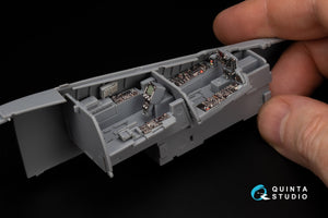 Quinta Studio QDS-48448 F-4G early 3D-Printed &amp;amp; colored Interior on decal paper (Zoukei Mura SWS) (Small version) 1/48 – image 11