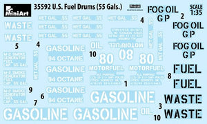 MiniArt 35592 U.S. FUEL DRUMS 55 GALS. 1/35 – Bild 7