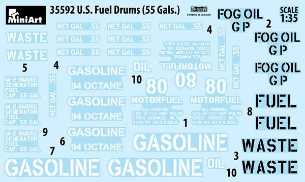 MiniArt 35592 U.S. FUEL DRUMS 55 GALS. 1/35 – Bild 7