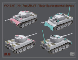 Modèle Rye Field 5071 VK45.01(H) (Fgsl.Nr.V1) Série expérimentale Tiger 1/35 – image 5