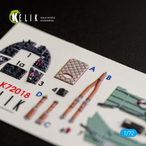 KELIK K72024 HAWKER TYPHOON MK.IB DÉCALCOMANIES 3D INTÉRIEURES POUR KIT AIRFIX 1/72 – image 4
