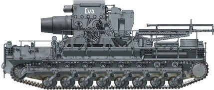 Hobby Boss 82904 Morser KARL- Geraet 040/041 initial chassis 1/72 – imagen 3