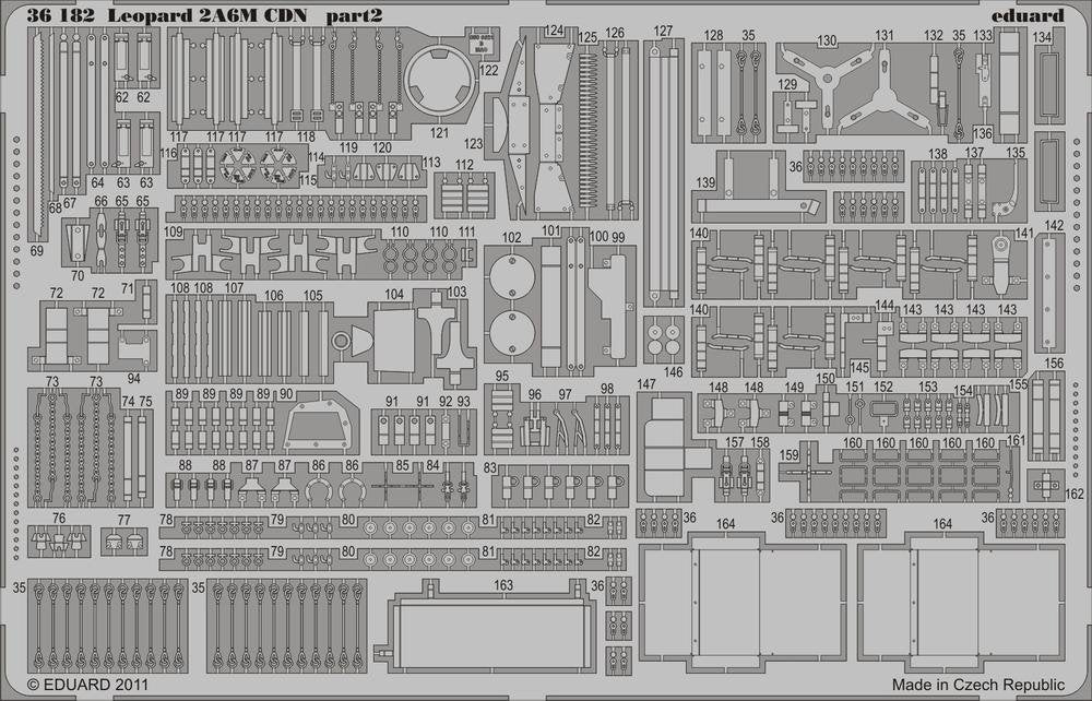 Eduard 36182 Leopard 2A6M CDN 1/35 Hobby Boss – Bild 2