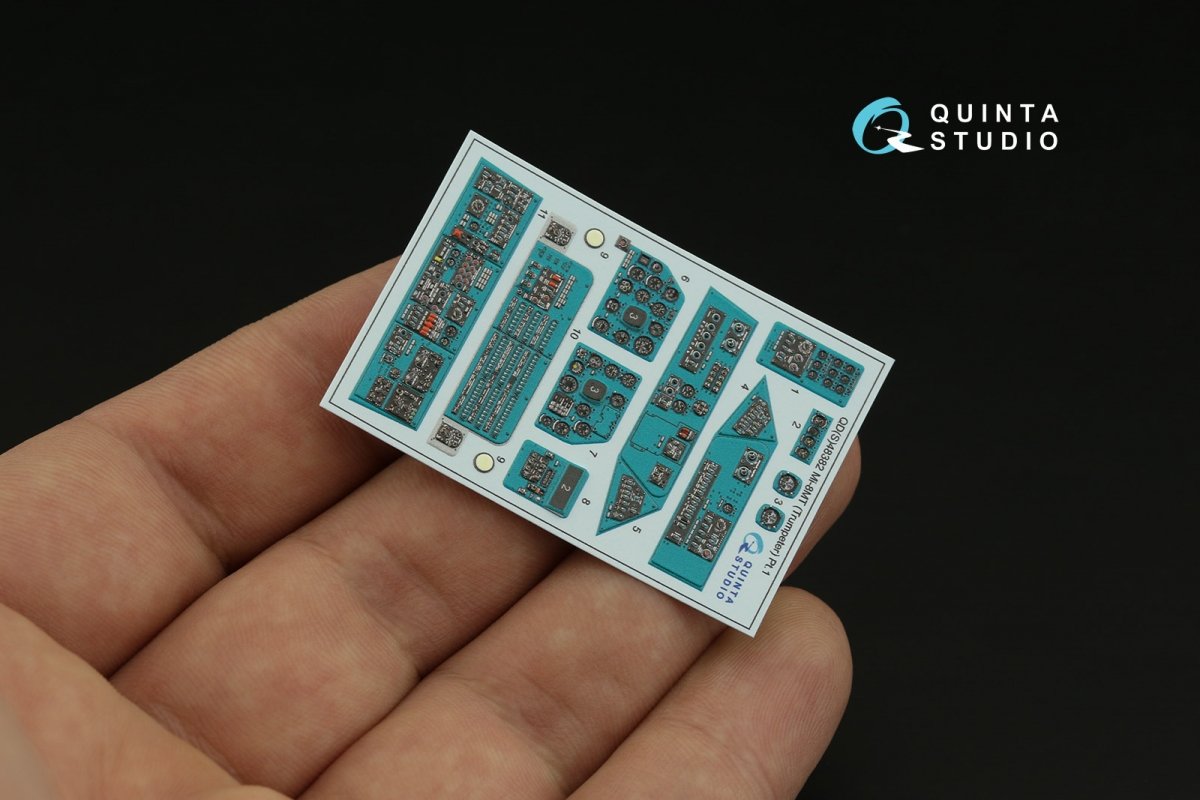 Quinta Studio QDS-48382 Mi-8MT 3D-Printed &amp;amp; coloured Interior on decal paper (Trumpeter) (Small version) 1/48 – Bild 11