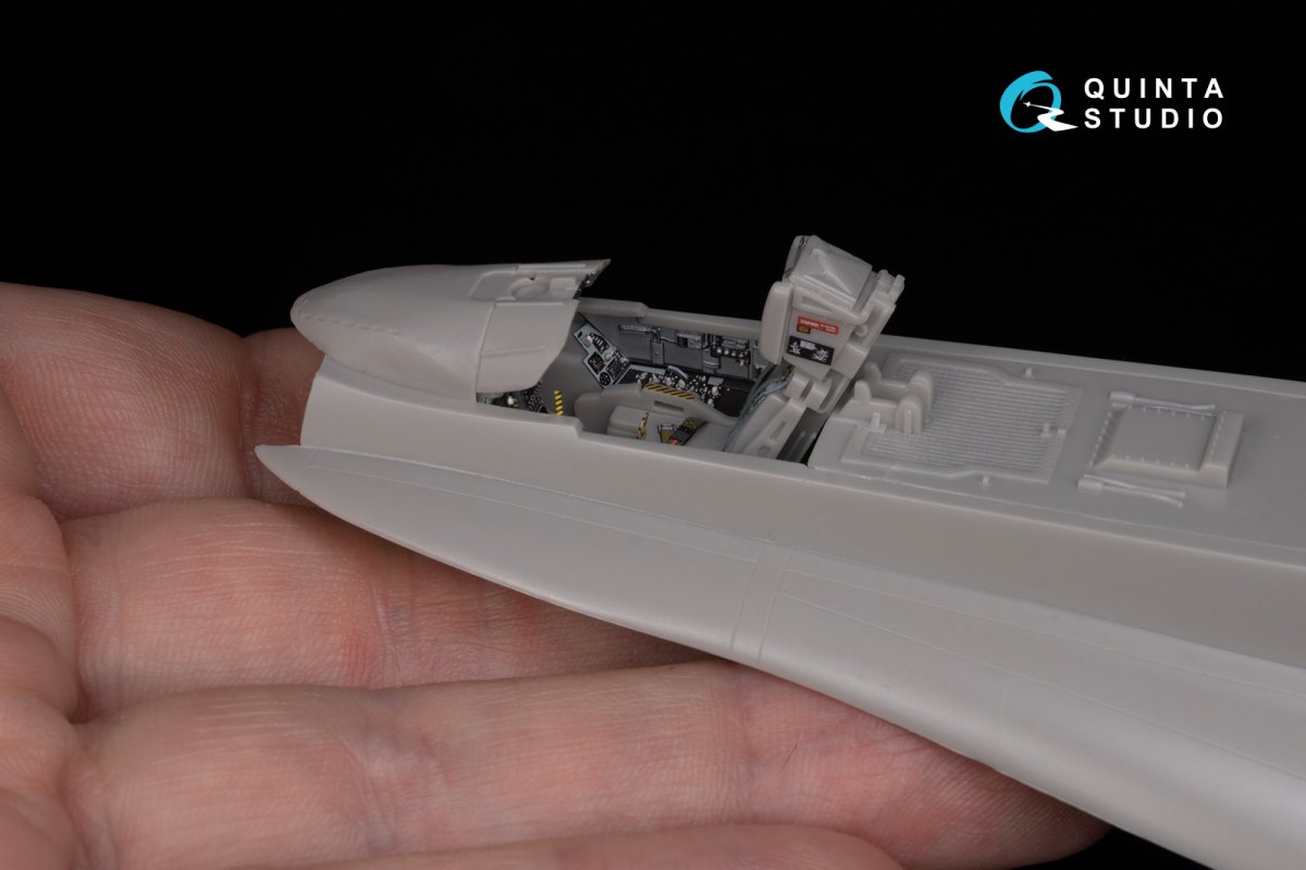 Quinta Studio QD48284 F/A-18A++ 3D-Printed &amp;amp; coloured Interior on decal paper (Hasegawa) 1/48 – zdjęcie 11