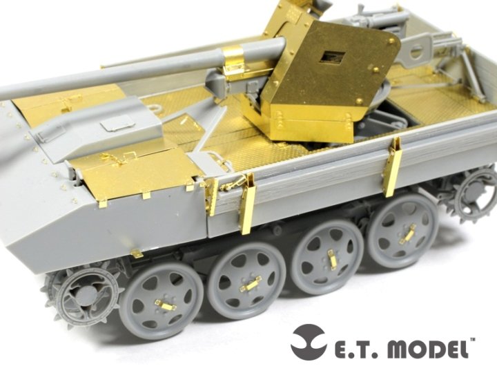 E.T. Model E35-070 WWII German 7.5cm Pak 40/4 auf RSO (For DRAGON 6640) 1/35 – zdjęcie 4
