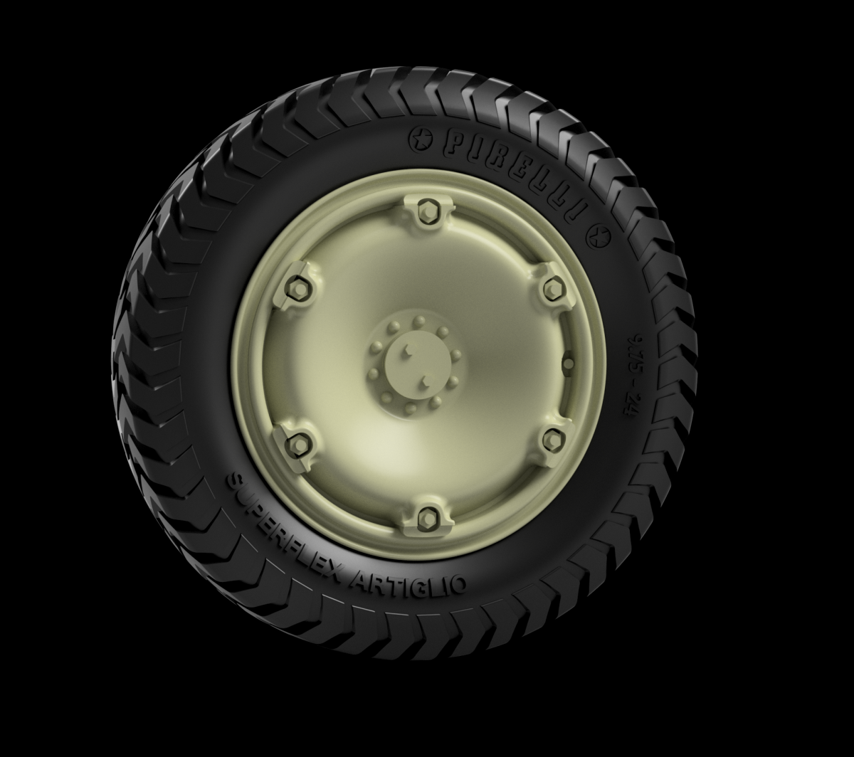 Panzer Art RE35-805 Autoblinda 40/41 Road wheels (Pirelli Artigio) 1/35 – immagine 3