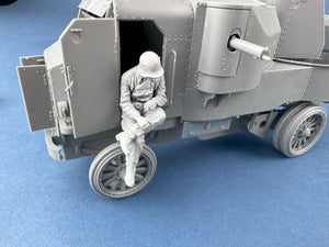 Copper State Models F35-052 German Armoured Car Crewman in a field grey coverall 1/35 – zdjęcie 4