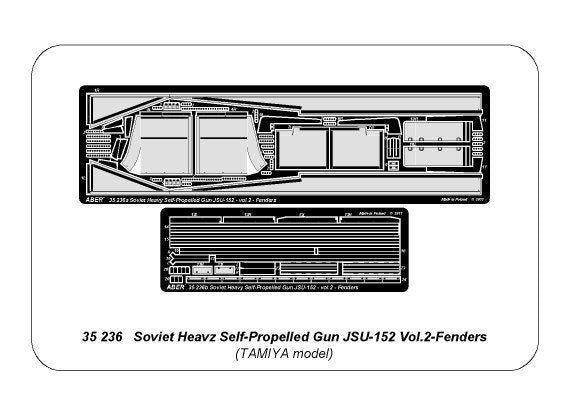 Aber 35236 Soviet heavy self-propelled gun JSU-152 - vol. 2 - additional set - fenders 1/35 – image 5