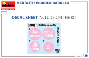 MiniArt 38070 MEN WITH WOODEN BARRELS 1/35 – imagen 5