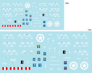 Star Decals 72-A1016 RMASG Sherman. Chars de soutien des Royal Marines en Normandie, échelle 1/72 – image 3