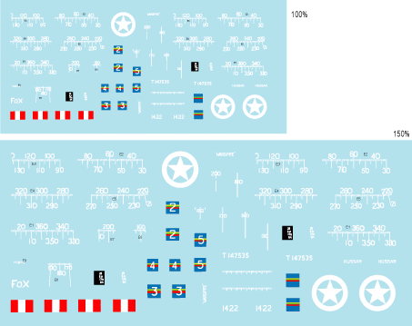 Star Decals 72-A1016 RMASG Sherman. Chars de soutien des Royal Marines en Normandie, échelle 1/72 – image 3