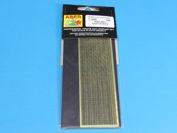 Aber 200-08 Ship railing - vertical bars 1/200 – zdjęcie 4